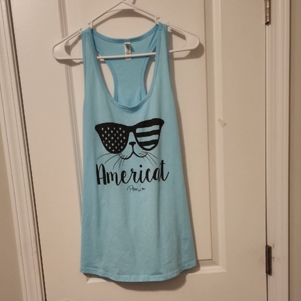 Piper Lou Merica Cat Tank Top Size XXL